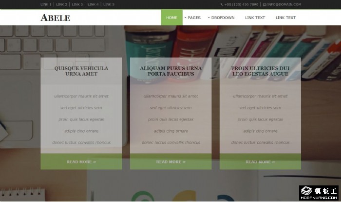 文化日志动态网页模板